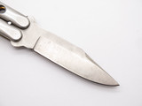 Vintage 1980s Dragon-lock 11-473 Tak Fukuta Seki Japan Stainless 3.5" Folding Balisong Butterfly Knife