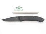 NOS Seki Cut SC-100B Bob Lum Large Encounter D2 Folding Pocket Knife Limited Ed.