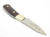 Vtg 1980s Parker Cut Co Tak Fukuta Seki Japan Rosewood Fixed Blade Hunting Knife