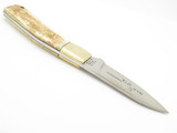 Vtg 1980s Parker Cut Co Tak Fukuta Seki Japan Bone Fixed Blade Hunting Knife