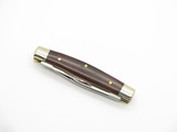 Vtg Browning 311 Imai Seki Japan 2-5/8" AUS-8 Wood Folding Stockman Pocket Knife