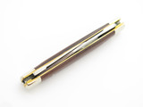 Vtg Browning 310 Imai Seki Japan 2-5/8" AUS-8A Wood Folding Pocket Pen Knife