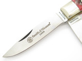 1995 Smith & Wesson USA 357 Anniversary Jigged Bone Bullet Trapper Folding Knife