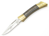 Vtg 1988 Case XX MT P197 Shark Tooth Wood Folding Hunter Lockback Knife