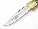 Vtg 1988 Case XX MT P197 Shark Tooth Wood Folding Hunter Lockback Knife