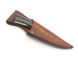 Vtg Parker Prototype Blk Small Loveless Seki Japan Fixed Blade Knife And Sheath