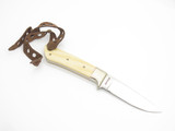 Vtg C. Schlieper Eye Traveller Micarta Small Stainless Fixed Blade Hunting Knife