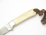 Vtg Schlieper Eye Traveller W. Micarta Small Stainless Fixed Blade Hunting Knife