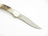 Vtg 1982-84 Parker Seizo Imai Seki Japan 3.5" Stag Folding Lockback Pocket Knife