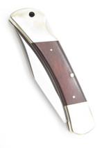 Vtg Tiger 5 UM Handmade German Stainless Folding Hunter Lockback Pocket Knife