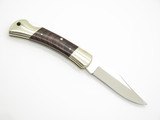 Vtg Tiger 5 Handmade German Colored Wood Folding Hunter Lockback Pocket Knife