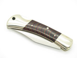 Vtg Tiger 5 Handmade German Colored Wood Folding Hunter Lockback Pocket Knife