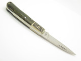 Vtg Athro Seki Japan Jess Horn Design Rostfrei Gr Folding Lockback Pocket Knife