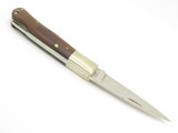Vtg Athro Seki Japan Jess Horn Design Hardwood V-1 Folding Lockback Pocket Knife