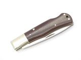 Vtg Athro Seki Japan Jess Horn Design IRN Wood V-1 Folding Lockback Pocket Knife