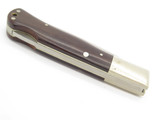 Vtg Athro Seki Japan Jess Horn Design IRN Wood V-1 Folding Lockback Pocket Knife