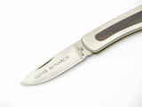 Vtg C.I. Compass SM Seki Japan 3.18" Stainless Gentleman Lockback Pocket Knife