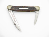 Vtg 1988 Winchester USA 2935 Jigged Bone Half Whittler Folding Pocket Knife