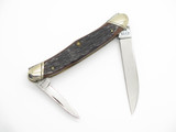 Vtg 1988 Winchester USA 2935 Jigged Bone Half Whittler Folding Pocket Knife