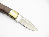 Vtg Parker Seizo Imai Seki Japan Wood 3.5" Folding Hunter Lockback Pocket Knife
