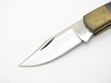 Vtg Parker Seizo Imai Seki Japan Wood 3.5" Folding Hunter Lockback Pocket Knife