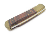 Vtg Parker Seizo Imai Seki Japan Wood 3.5" Folding Hunter Lockback Pocket Knife