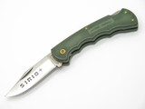 Vtg Parker Virginia Seki Japan Lightweight Green Folding Hunter Lockback Knife