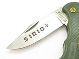 Vtg Parker Virginia Seki Japan Lightweight Green Folding Hunter Lockback Knife