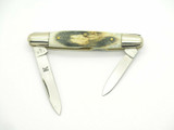 Vtg Parker Seizo Imai Seki Japan Stag Small 3.125" Folding Pocket Pen Knife