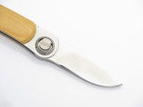 Vtg Gerber Portland OR USA 2pm Micarta Paul Axial Lock Folding Pocket Knife