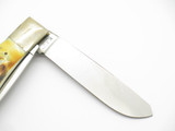 Vtg 1982-85 Parker & Son K410 Seki Japan 4.5" Stag Trapper Folding Pocket Knife