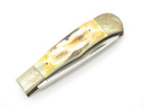 Vtg 1982-85 Parker & Son K410 Seki Japan 4.5" Stag Trapper Folding Pocket Knife