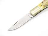 Vtg 1982-85 Parker & Son K411 Seki Japan 3.5" Stag Folding Lockback Pocket Knife