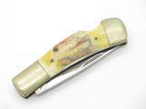 Vtg 1982-85 Parker & Son K411 Seki Japan 3.5" Stag Folding Lockback Pocket Knife