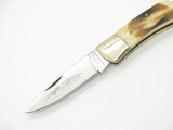 Vtg 1982-85 Parker & Son K412 Seki Japan 3.5" Stag Folding Lockback Pocket Knife