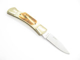 Vtg 1982-85 Parker & Son K412 Seki Japan 3.5" Stag Folding Lockback Pocket Knife