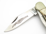 Vtg 1982-85 Parker & Son M-1515 Seki Japan Stag Copperhead Folding Pocket Knife