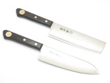 Masahiro Nakiri & Santoku Kitchen Chef Knife Set Seki Japan AUS8 Sushi Cutlery