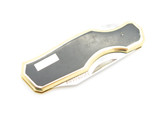 Vtg Hoffman Design M. Kawakami Seki Japan Gentleman Folding Pocket Knife Black B