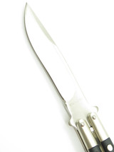 NOS Taiwan Large 5.25" Heavy Stainless Bowie Folding Balisong Butterfly Knife
