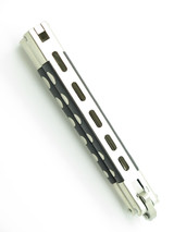 NOS Taiwan Large 5.25" Heavy Stainless Bowie Folding Balisong Butterfly Knife