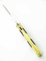 Vintage K.T. Cutler North Man Kanetsune Seki Japan 4.25" Brass Folding Balisong Butterfly Knife