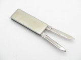 Nos Parker Frost Seki Japan Stainless Money Clip Folding Pocket Knife