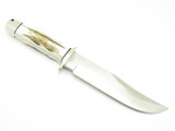 Vtg A.G. Russell 1998 Tak Fukuta Seki Japan Bowie AUS8 Fixed Blade Hunting Knife