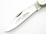 Vtg 1982-85 Parker & Son K409 Seki Japan 5.25" Stag Large Folding Hunter Knife