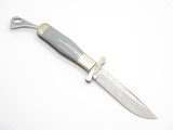 Vtg 1982-85 Parker & Son K418 Seki Japan Micarta Damascus Folding Safety Knife