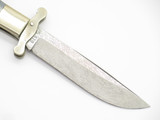 Vtg 1982-85 Parker & Son K418 Seki Japan Micarta Damascus Folding Safety Knife