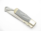 Vtg 1982-85 Parker & Son K418 Seki Japan Micarta Damascus Folding Safety Knife
