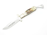 Vtg 1982-85 Parker & Son K418 Seki Japan Stag Folding Safety Knife