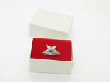 Vtg Parker Eagle Seki Japan Tie Tack Abolone Miniature Folding Pocket Knife